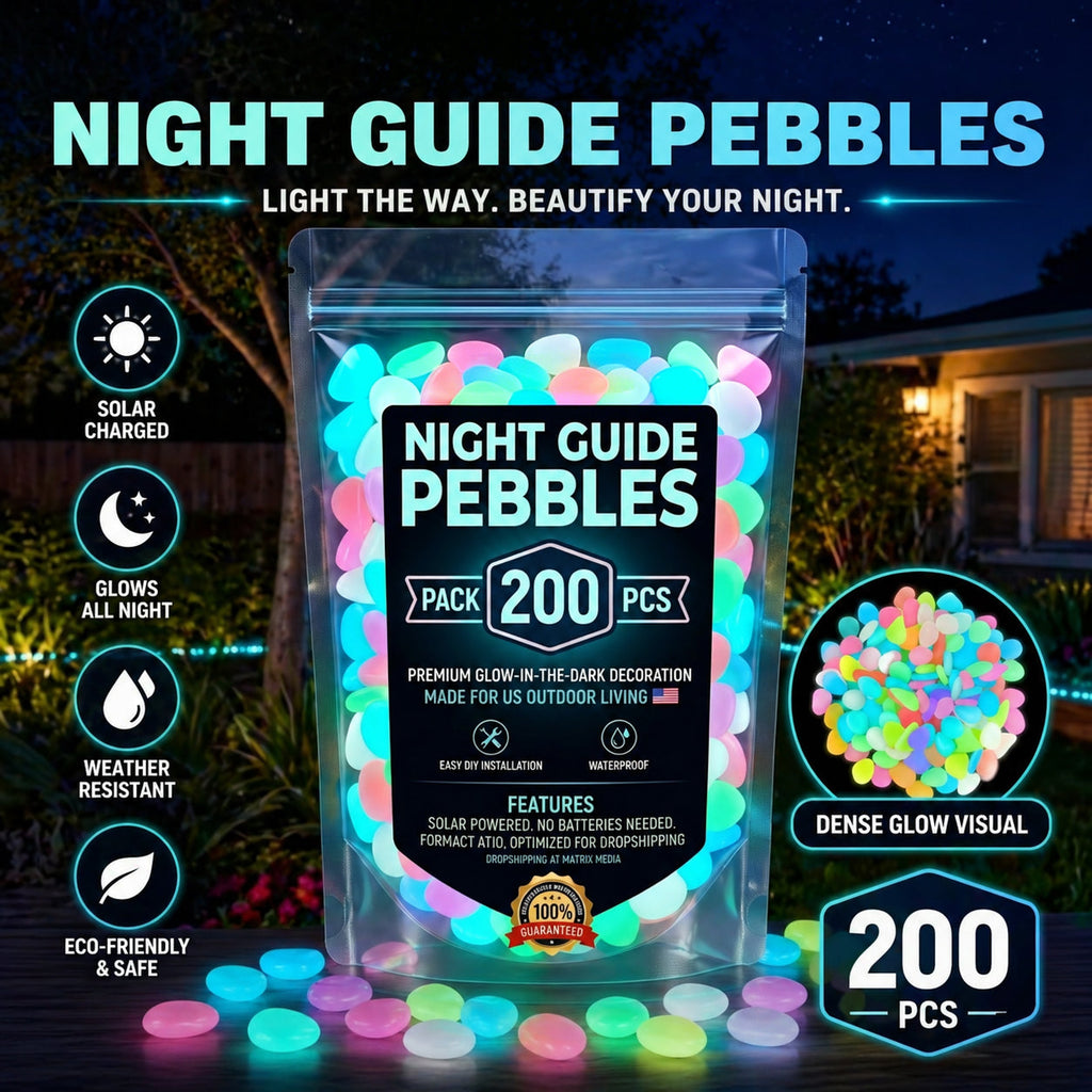 💥LAST DAY SALE 50%OFF💥🌈Colorful Glow-in-the-Dark Garden Stones