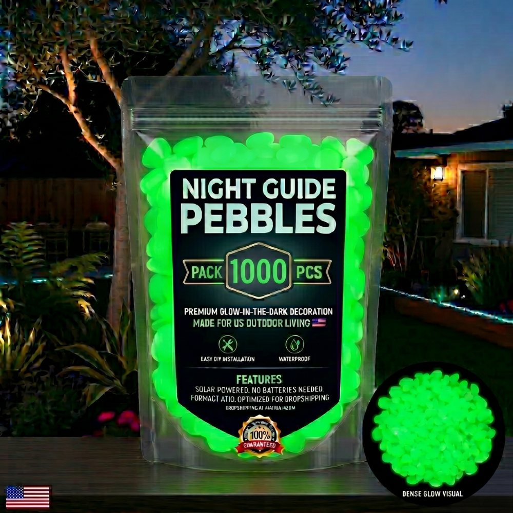 💥LAST DAY SALE 50%OFF💥🌈Colorful Glow-in-the-Dark Garden Stones