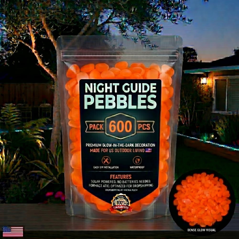 💥LAST DAY SALE 50%OFF💥🌈Colorful Glow-in-the-Dark Garden Stones