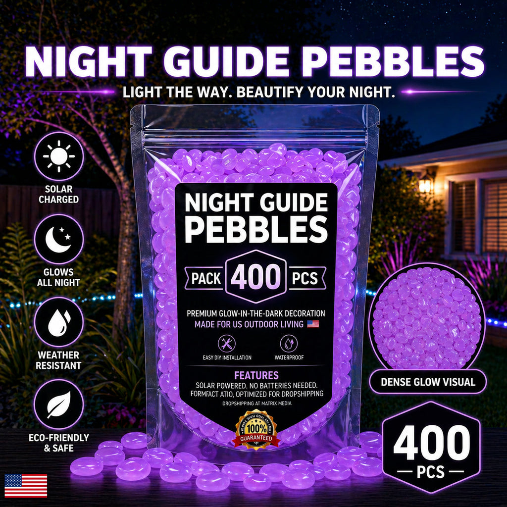 💥LAST DAY SALE 50%OFF💥🌈Colorful Glow-in-the-Dark Garden Stones