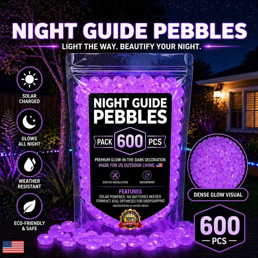 💥LAST DAY SALE 50%OFF💥🌈Colorful Glow-in-the-Dark Garden Stones